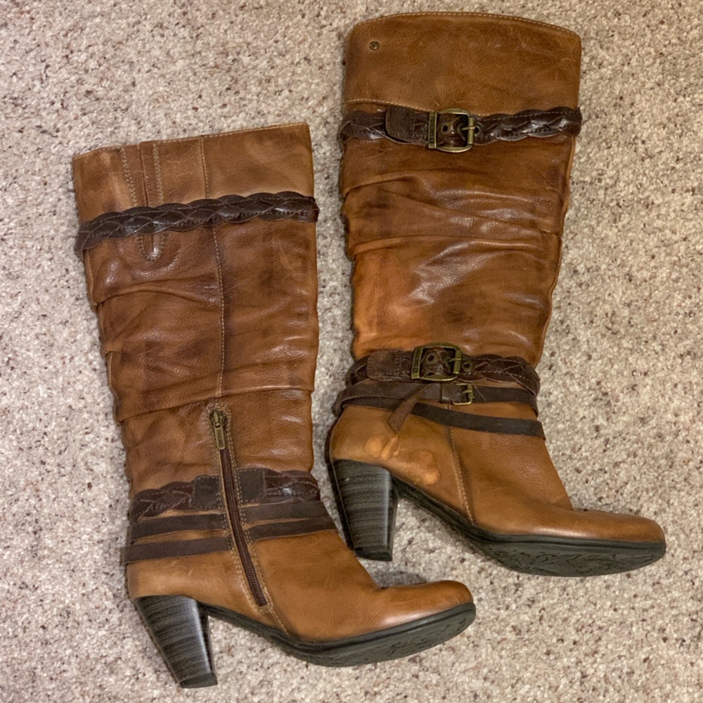PIKOLINOS Verona Brown Heeled Boots